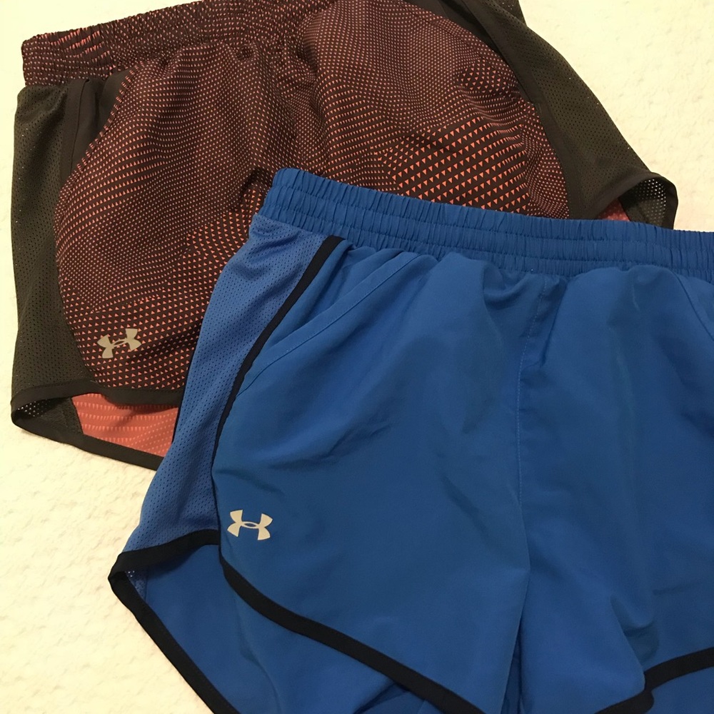 2 pairs of Undee Armor Athletic shorts